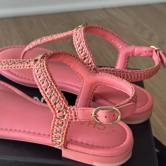 100% authentic Chanel chain sandals lambskin - Picture 6 of 11